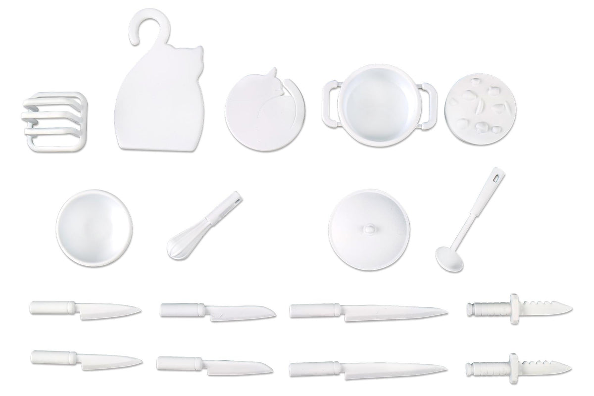 (Model Kits) Cooking Set 01 White