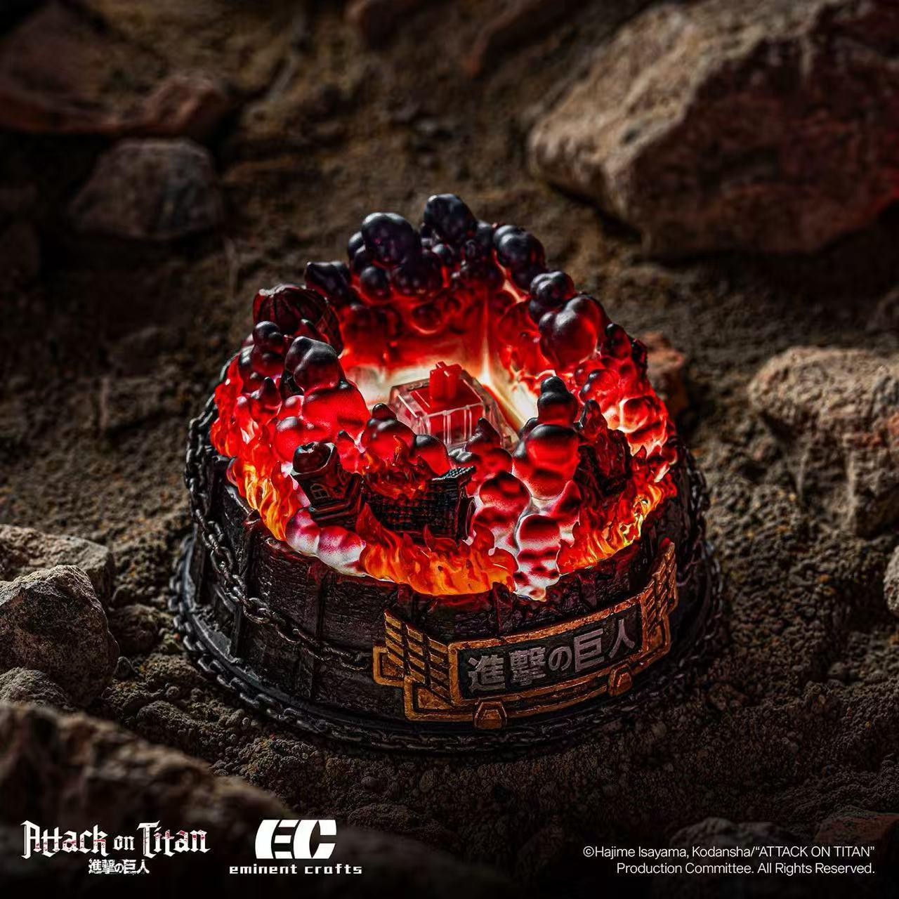 Fight For Paradis Resin Diorama Keycap Holder