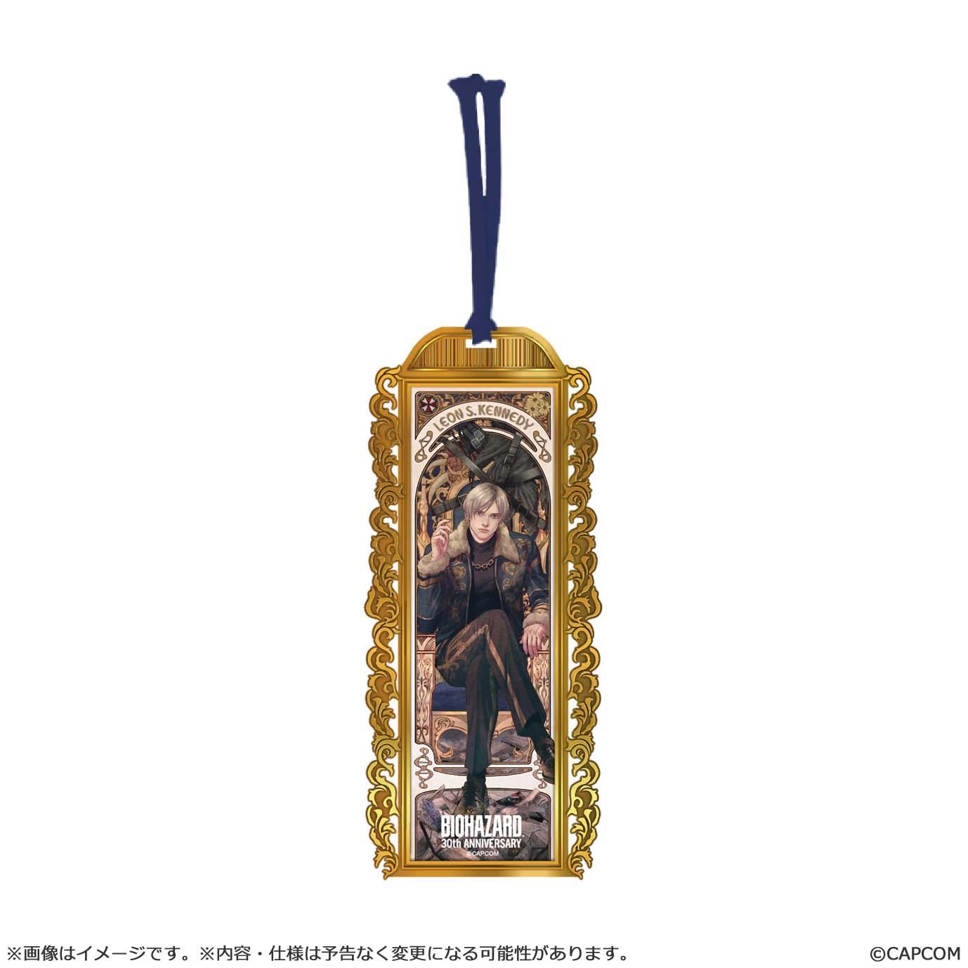 Resident Evil 4 BIOHAZARD 30th Metal Bookmark Leon (Rerun)