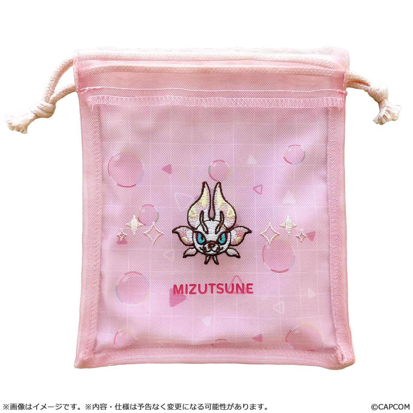 MONSTER HUNTER CHIBI STYLE Mesh Drawstring Pouch: Mizutsune