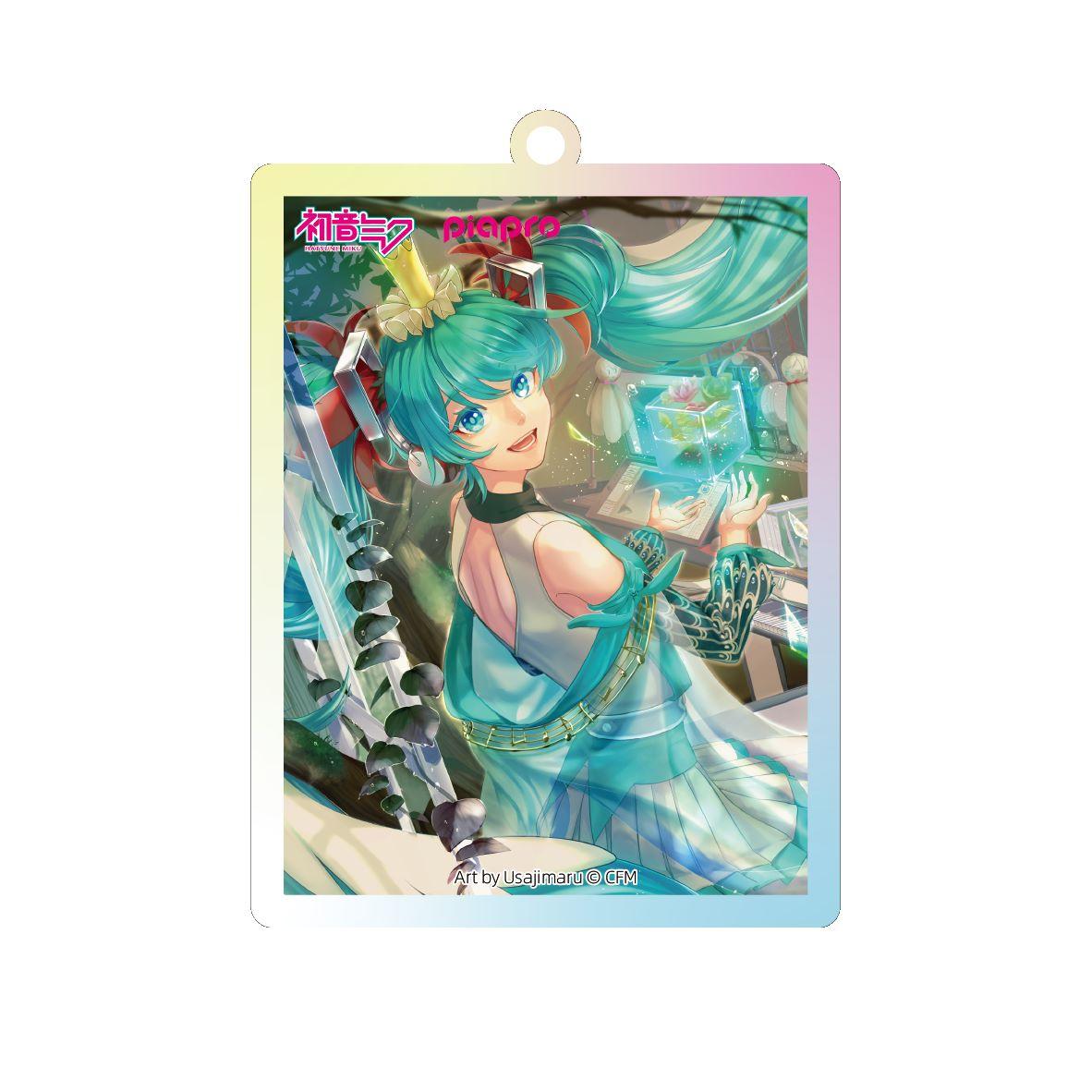 Acrylic Keychain piapro - Hatsune Miku Usajimaru