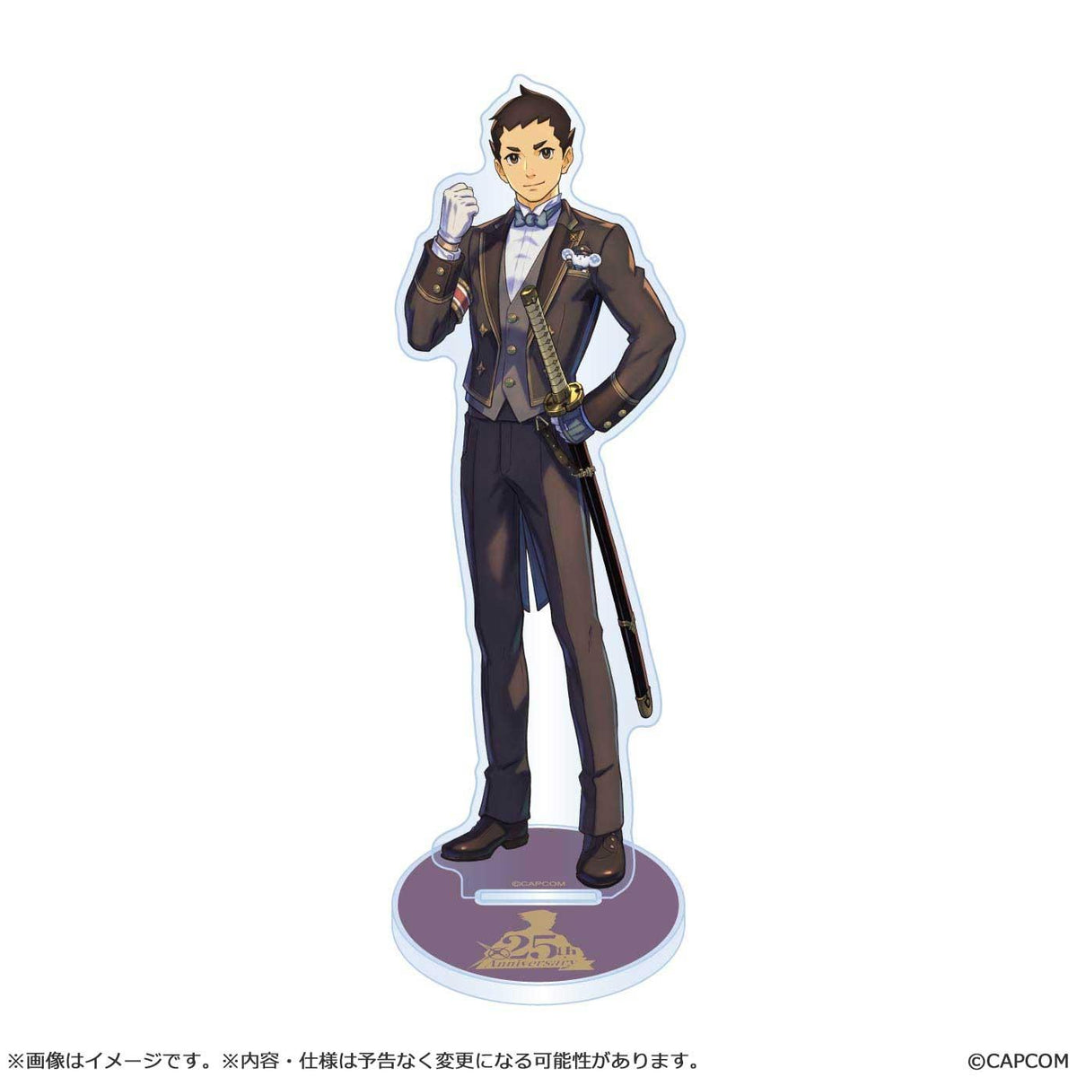 The Great Ace Attorney "Ace Attorney 25th Anniversary"-Main Visual acrylic stand Ryunosuke Naruhodo