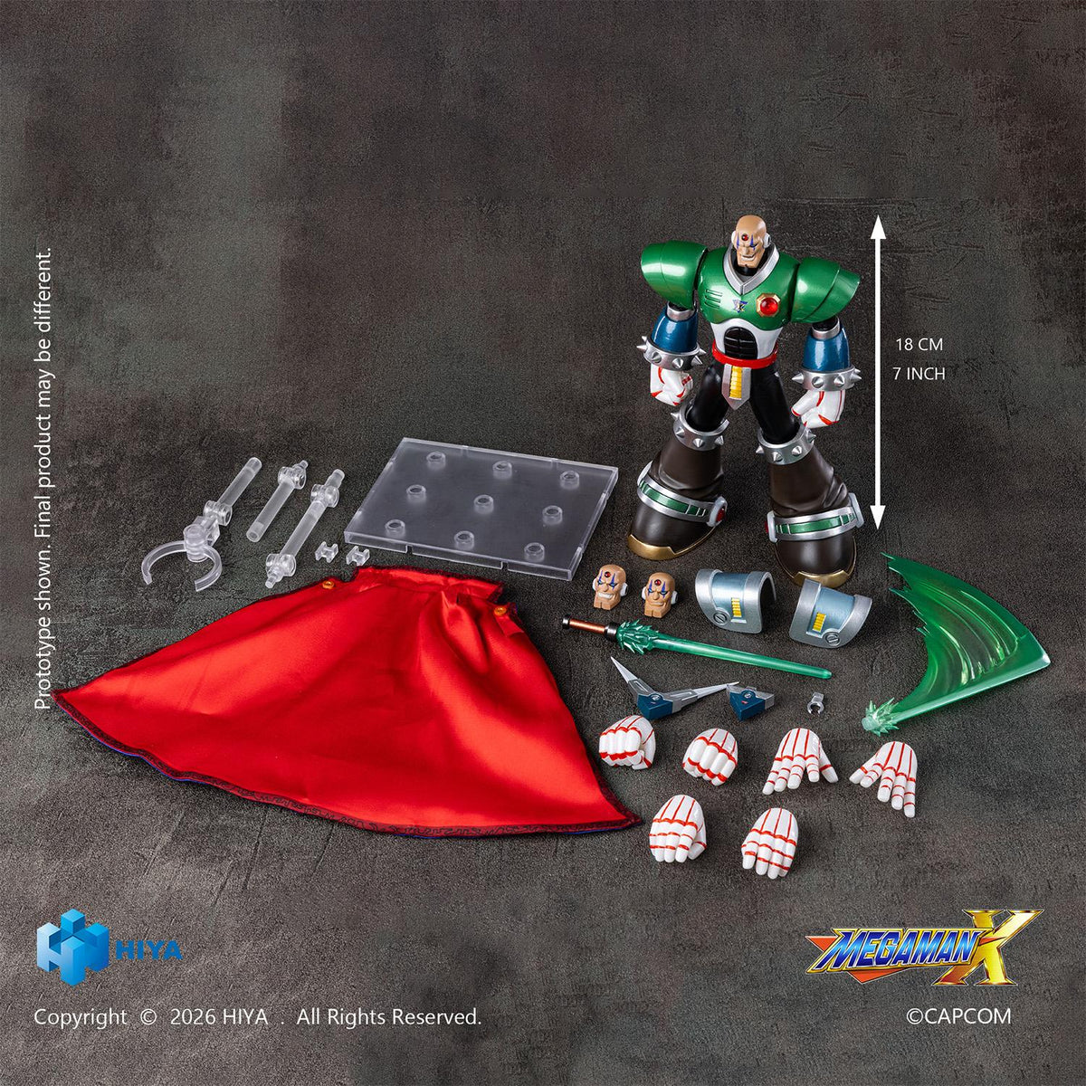 HIYA Exquisite Basic Series None Scale 7.1 Inch Mega Man X series Sigma Action Figure