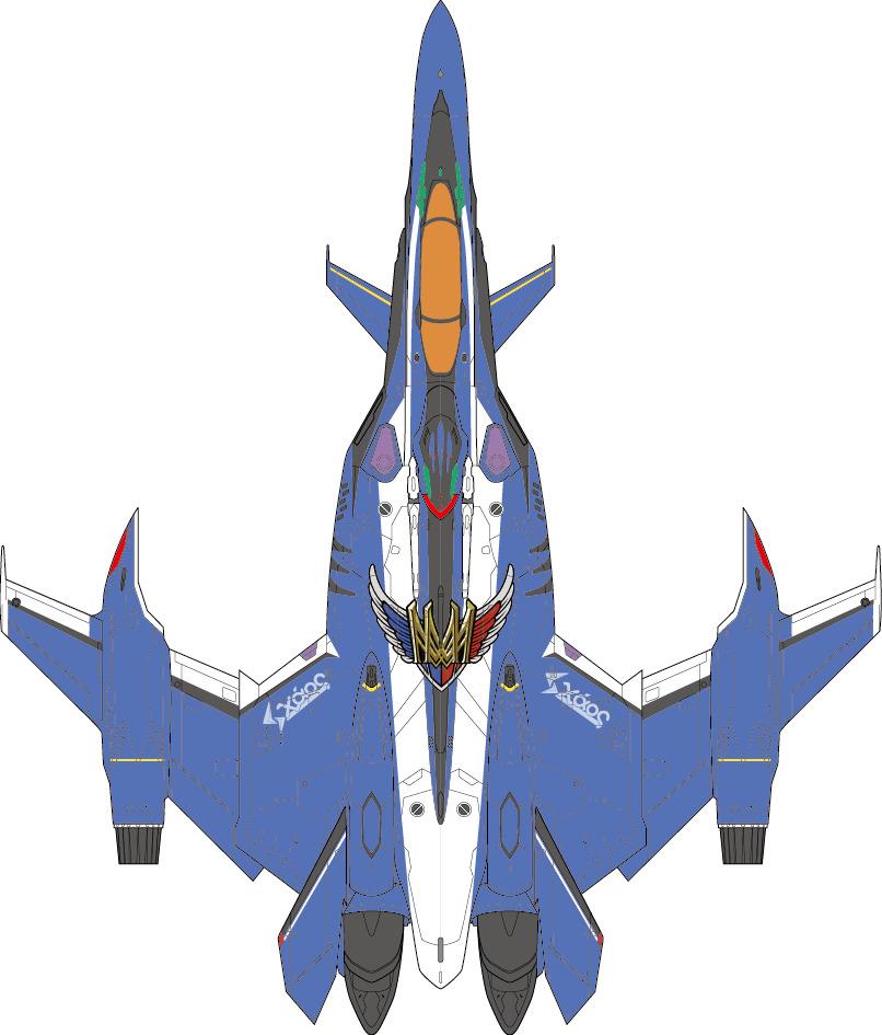 Macross Variable Fighter Pins 2 Macross Delta: Zettai Live!!!!!! YF-29 Durandal (Maximilian Jenius Use)
