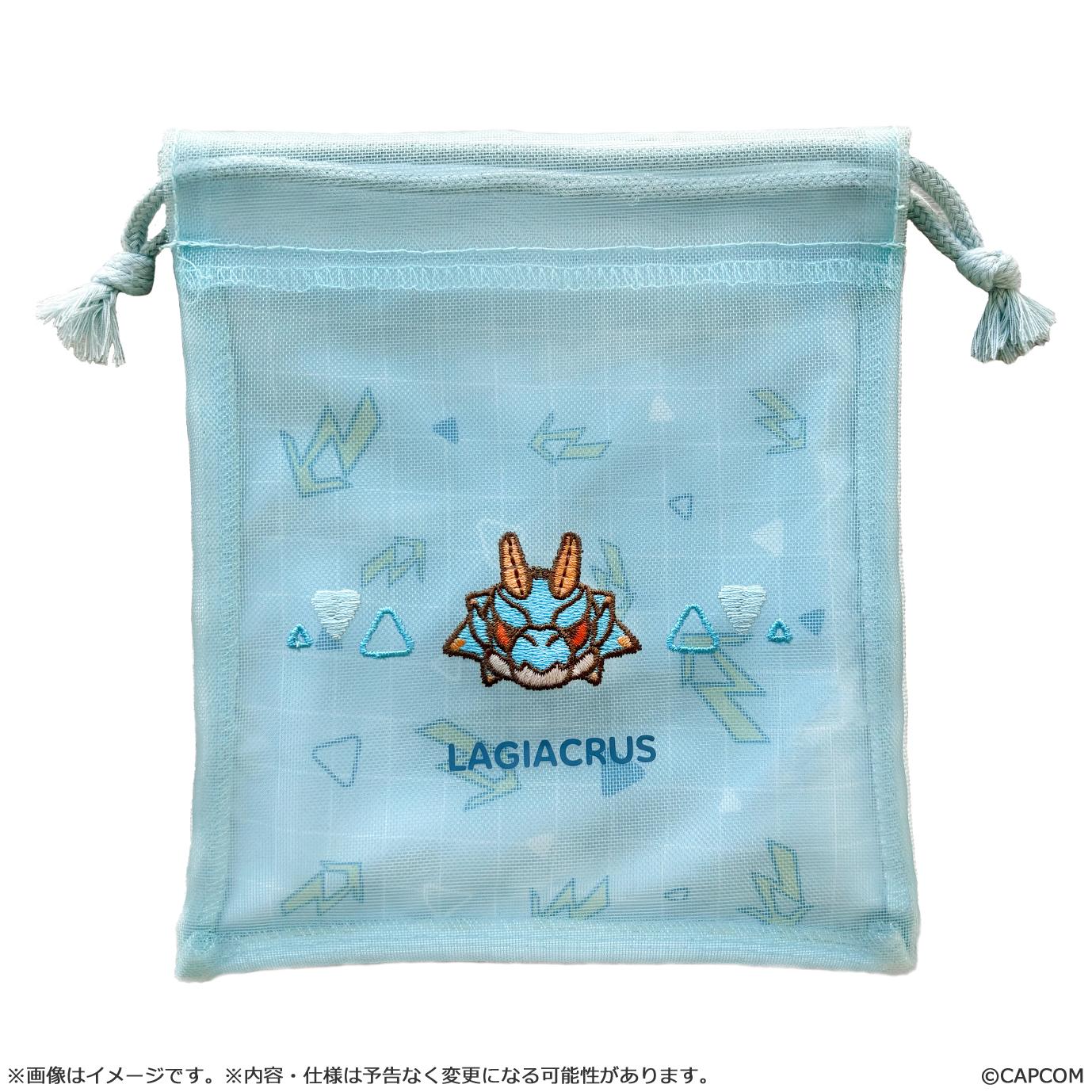 MONSTER HUNTER CHIBI STYLE Mesh Drawstring Pouch: Lagiacrus