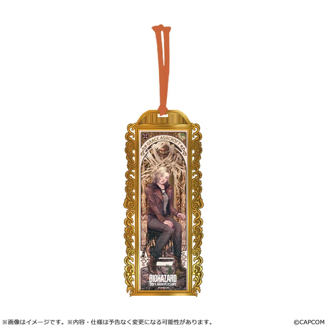 Resident Evil 4 BIOHAZARD 30th Metal Bookmark Grace