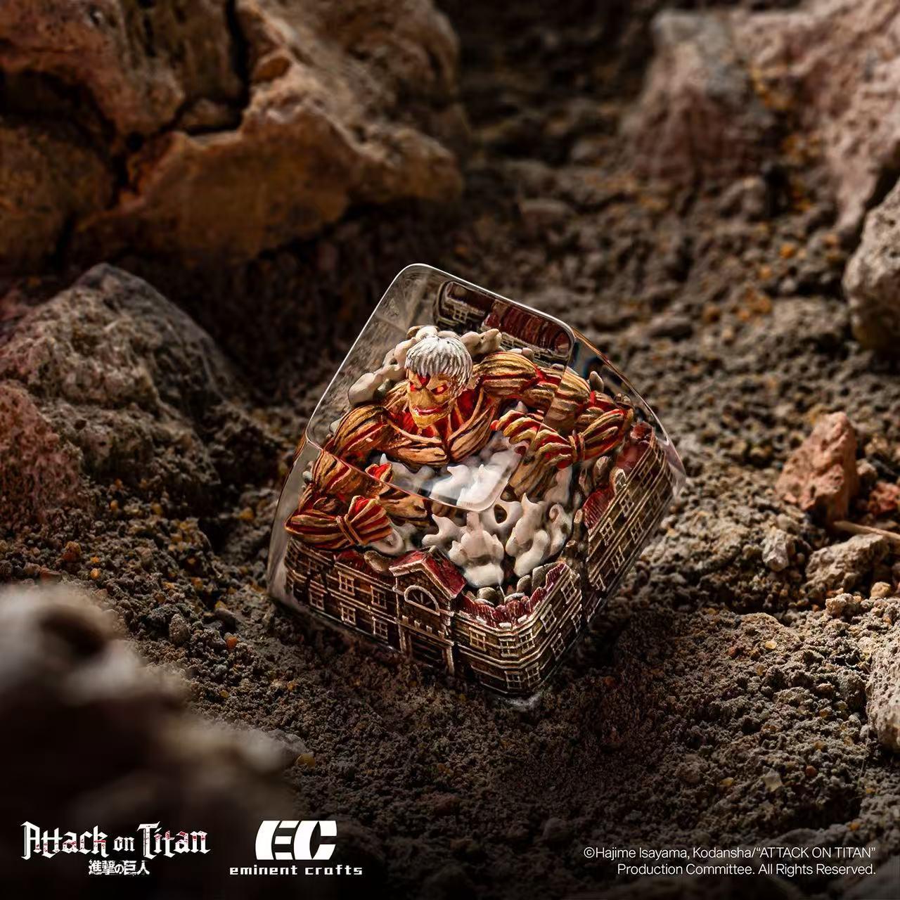 Resin Armored Titan Keycap