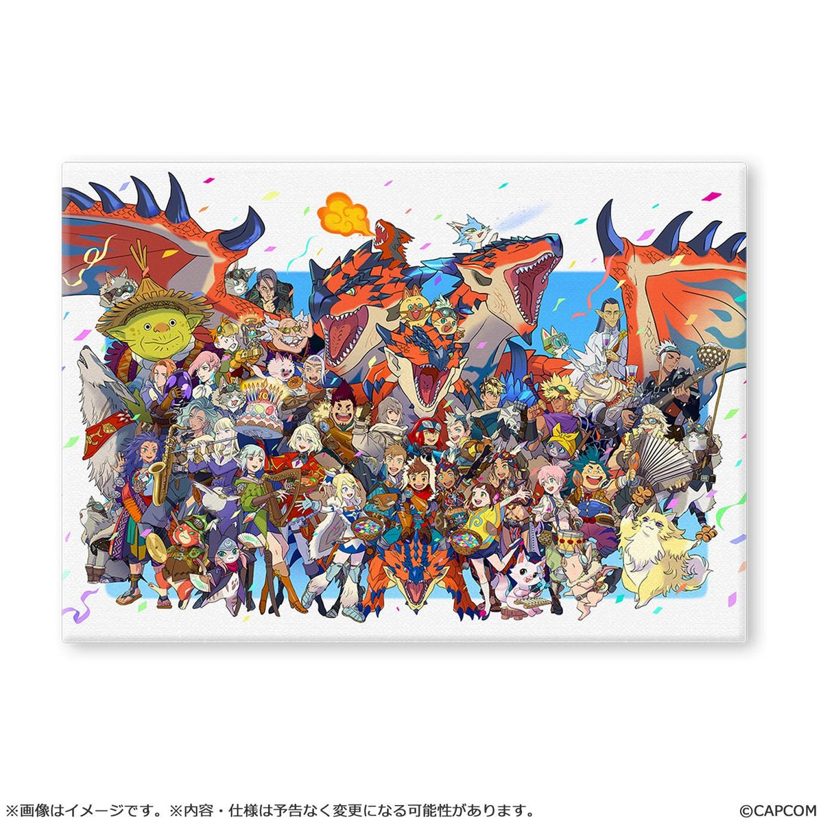 Monster Hunter Stories 10th Anniversary Art CHARA FINE BOARD
