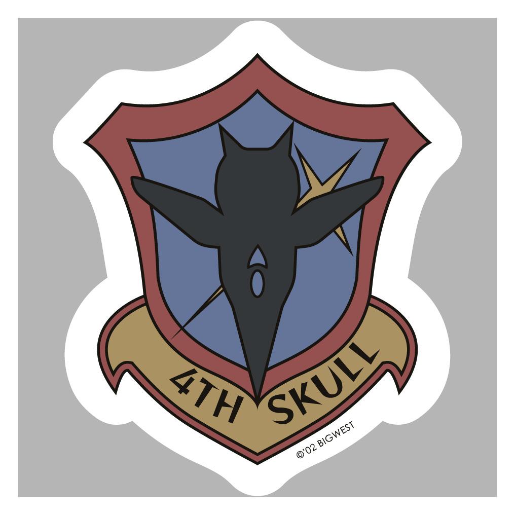 Macross Icon Sticker Macross Zero Skull Squadron