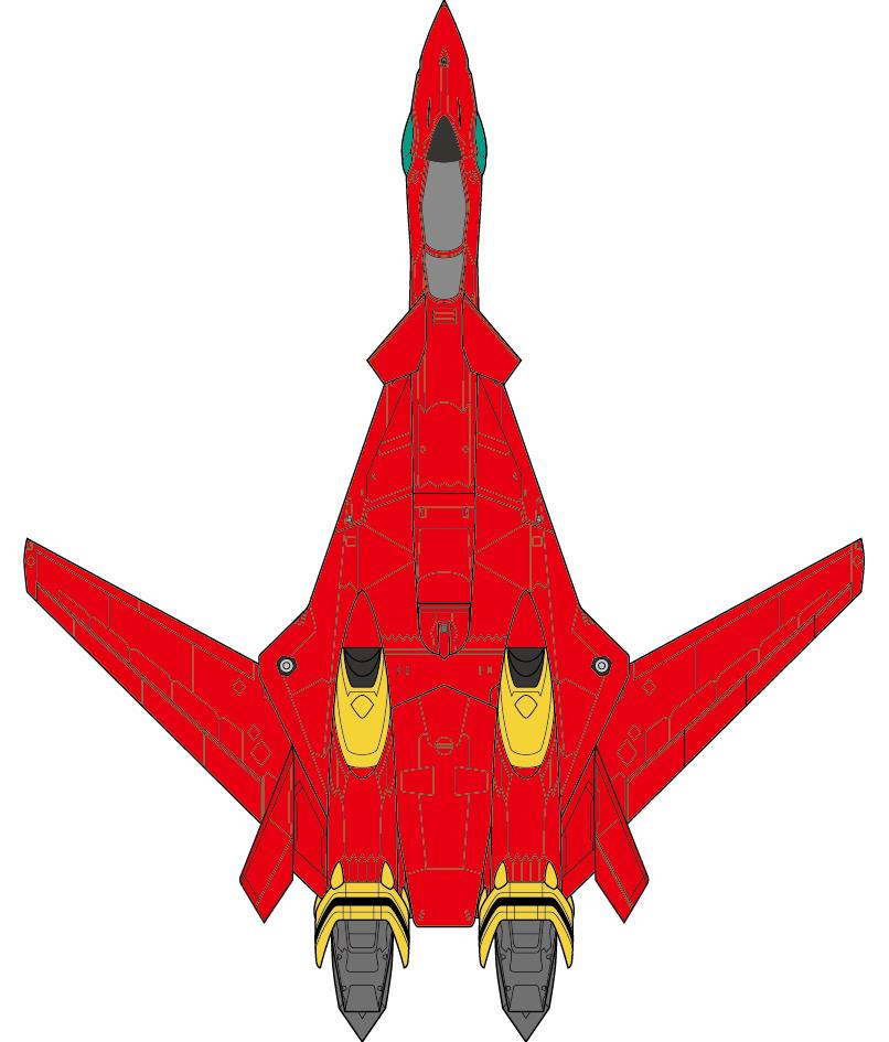 Macross Variable Fighter Pins 2 Macross 7 VF-19 Custom Fire Valkyrie (Basara Nekki Use)