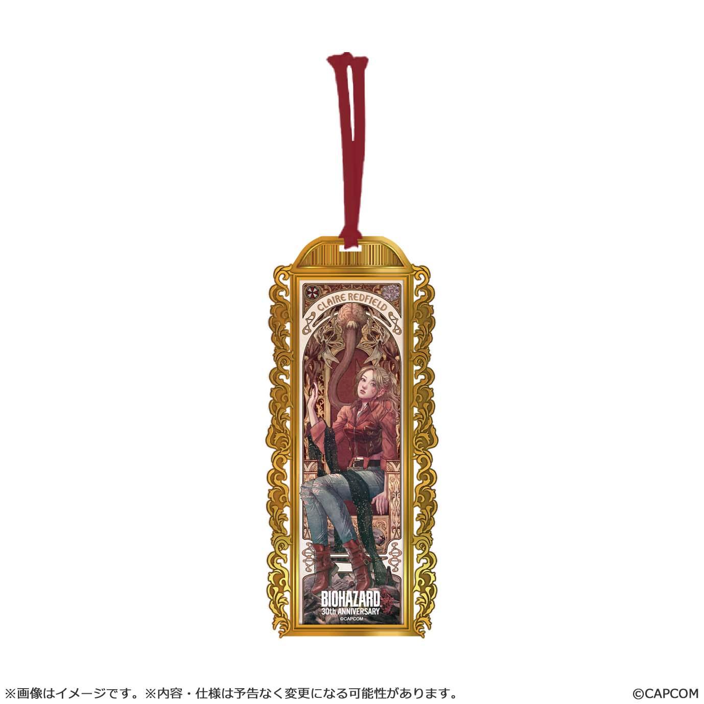 Resident Evil 4 BIOHAZARD 30th Metal Bookmark Claire
