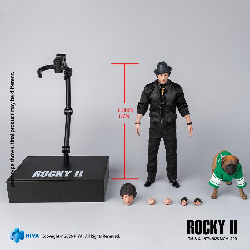 HIYA Exquisite Super Series 1/12 Scale 6 Inch Rocky II Rocky Action Figure