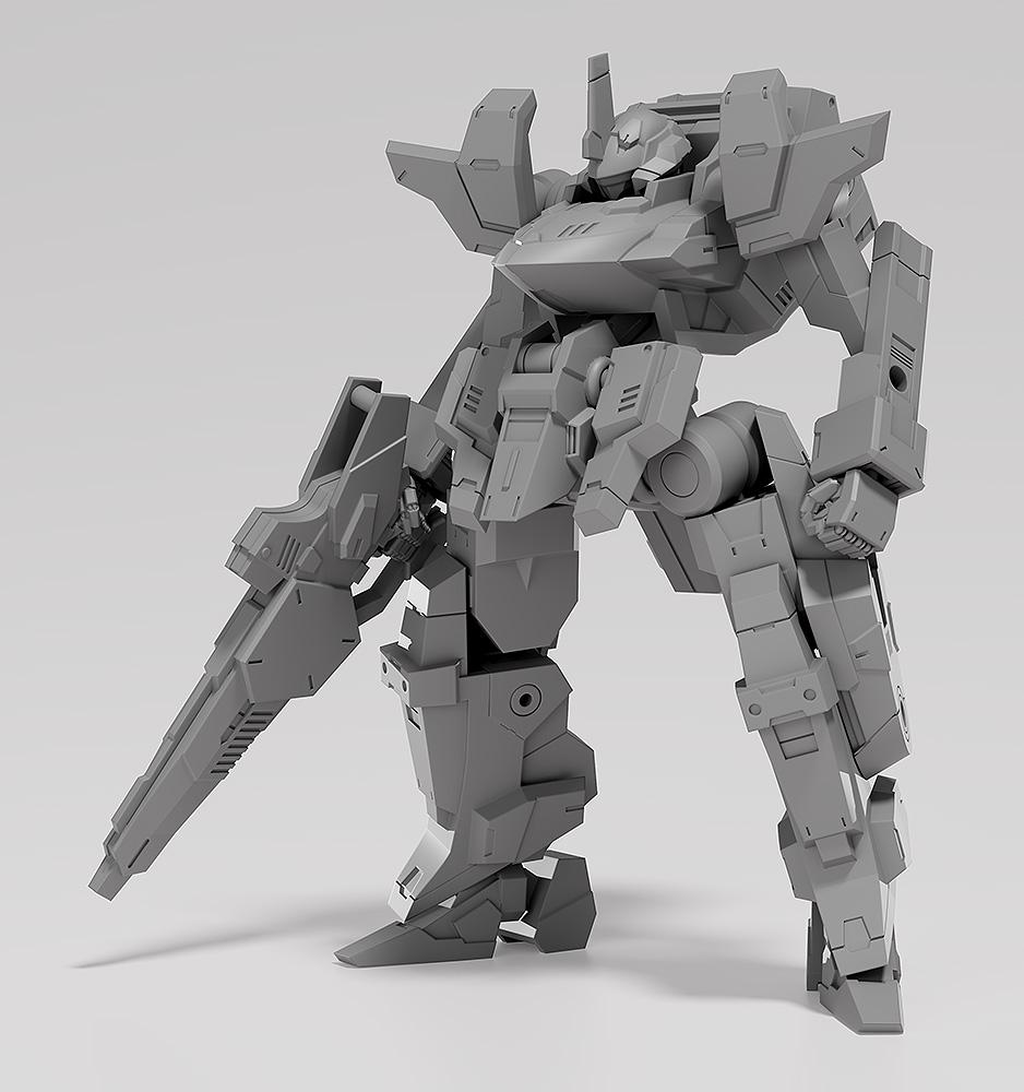 Titanomachia MODEROID SIDE:CC Legatoedge (Gray Primer-Like Ver.)
