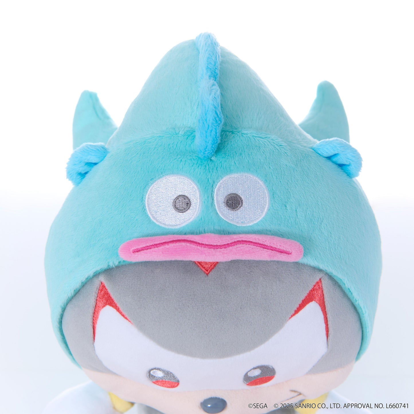 SONIC&FRIENDS Sanrio characters Plush M size Shadow×Hangyodon