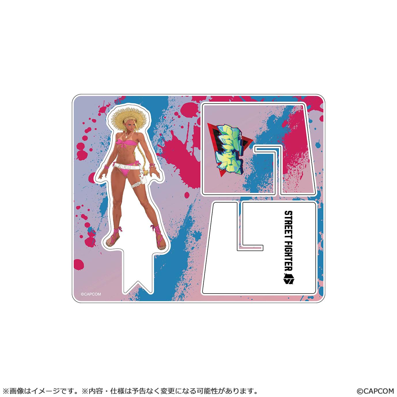 STREET FIGHTER VI Street Fighter 6 batten acrylic stand CAMMY Outfit 4