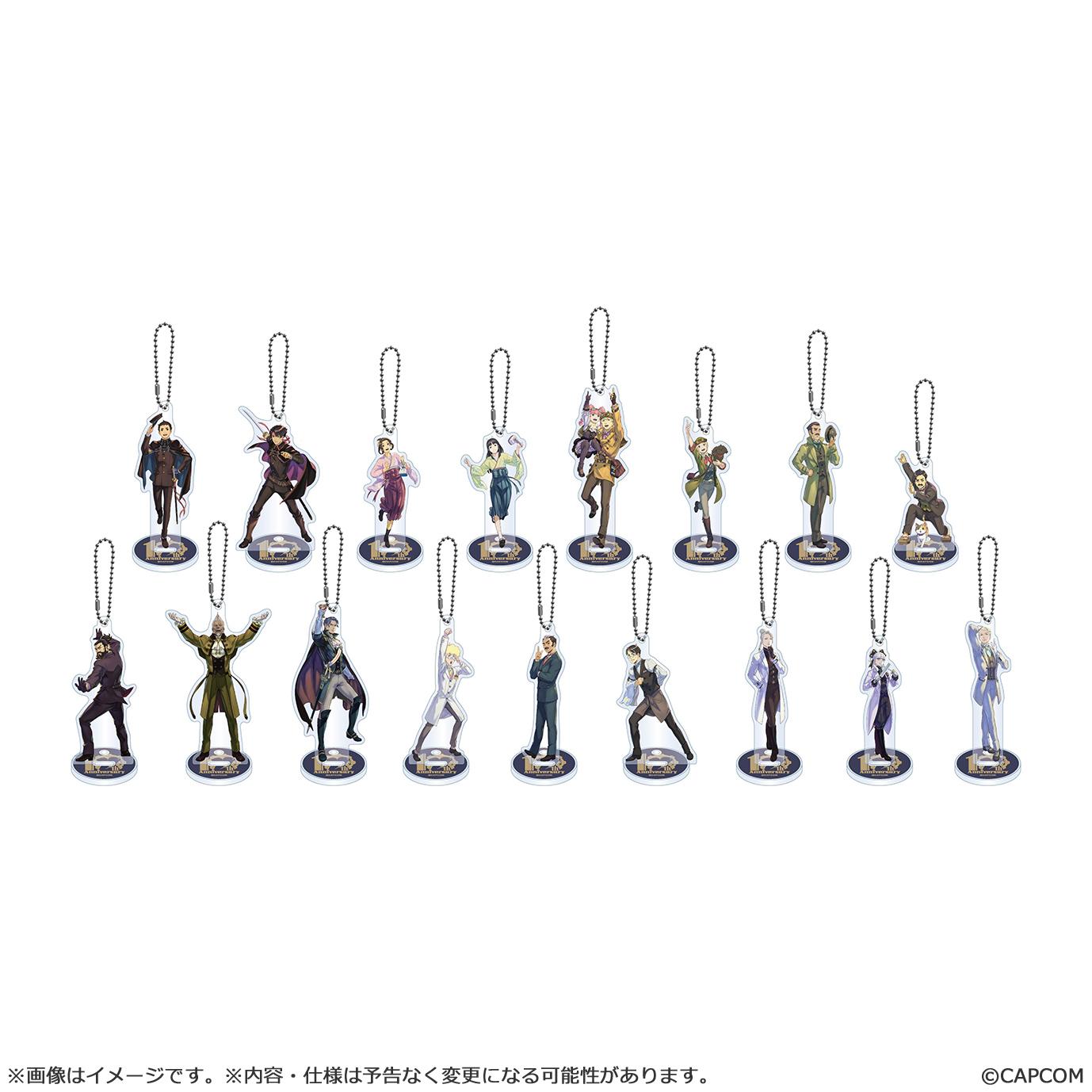 (Blind) The Great Ace Attorney The Great Ace Attorney 10th anniversary acrylic stand Keychain collection