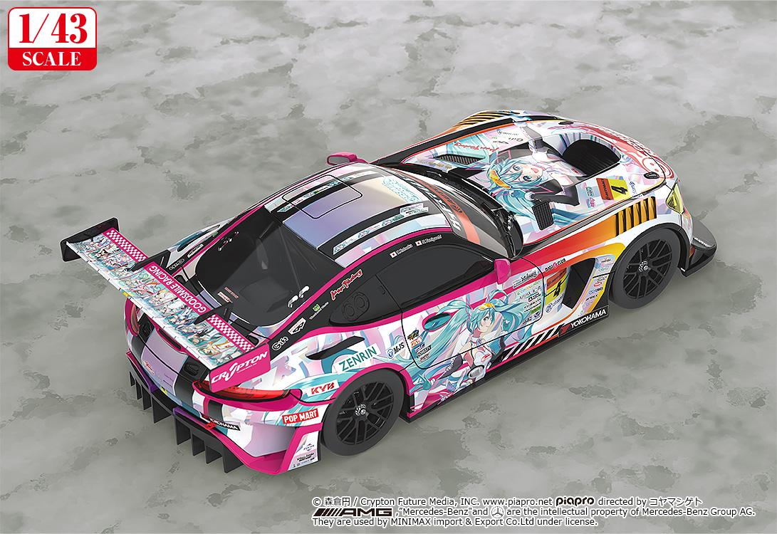 (Model Kits) Hatsune Miku GT Project 1/43rd Scale Good Smile Hatsune Miku AMG 2021 SUPER GT 100th Race Commemorative Ver. (Rerun)