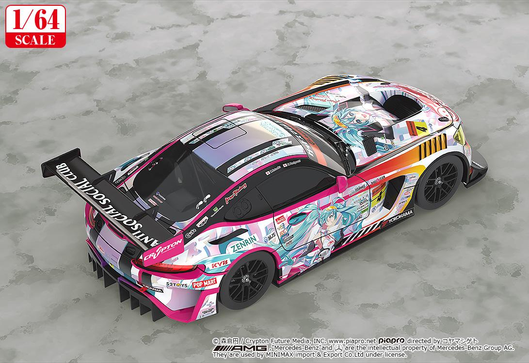 (Model Kits) Hatsune Miku GT Project 1/64 Scale Good Smile Hatsune Miku AMG 2021 SUPER GT Round 5 Ver. (Rerun)