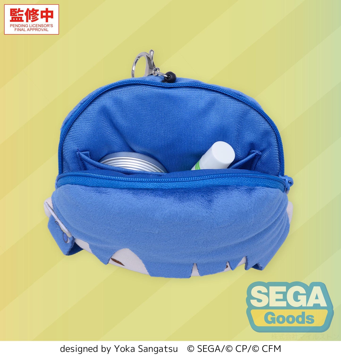 fuwa petit "HATSUNE MIKU: COLORFUL STAGE!" Face Pouch with Reel "Haruka Kiritani"