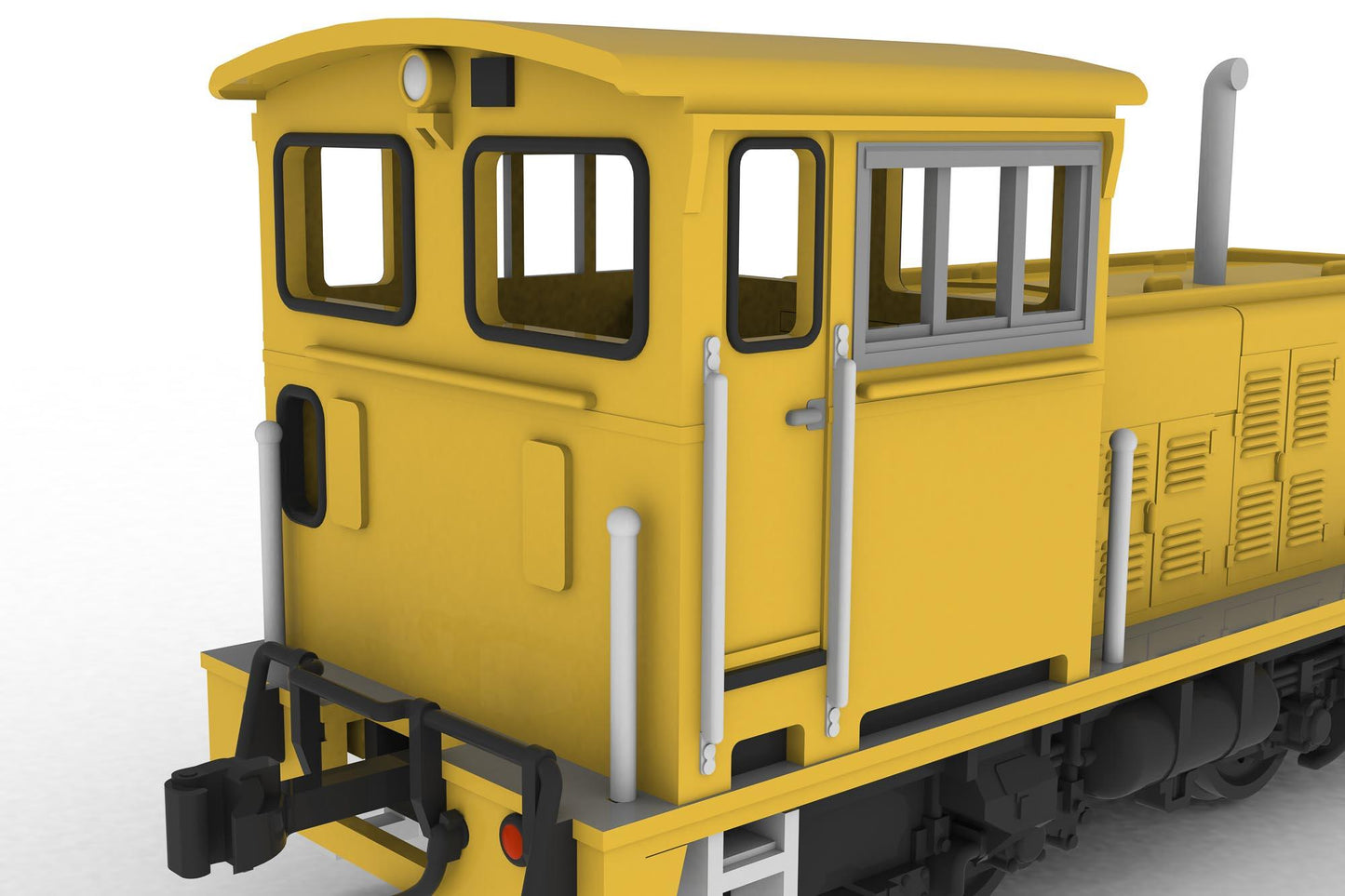 (Model Kits) Switcher(L-shaped Light Yellow color)