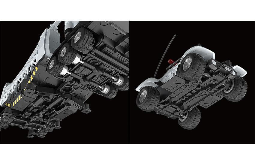 Mobile Police Patlabor MODEROID Type 98 Special Command Vehicle & Type 99 Special Labor Carrier