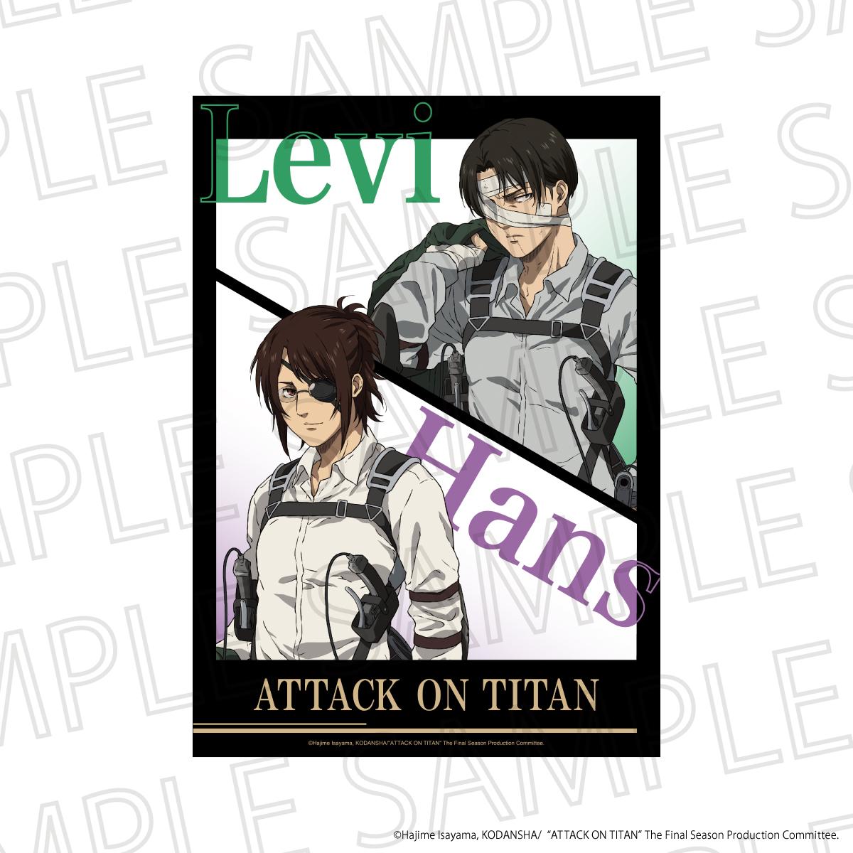 TV Anime "Attack on Titan" The Final SeasonBIG Clear Poster – Character Group B