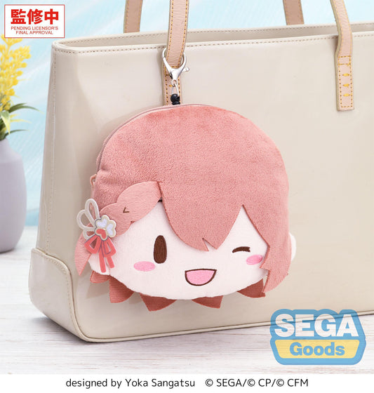 fuwa petit "HATSUNE MIKU: COLORFUL STAGE!" Face Pouch with Reel "Minori Hanasato"