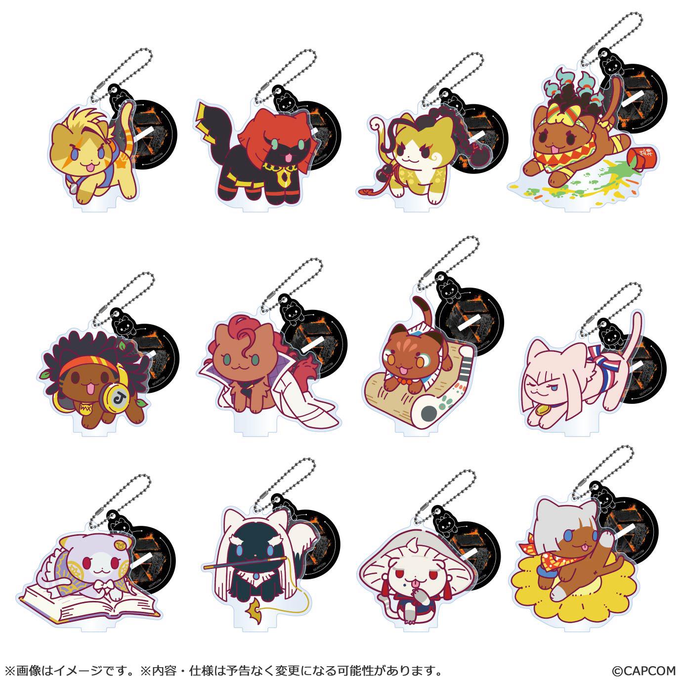 Street Fighter 6 NECO! acrylic stand Keychain collection