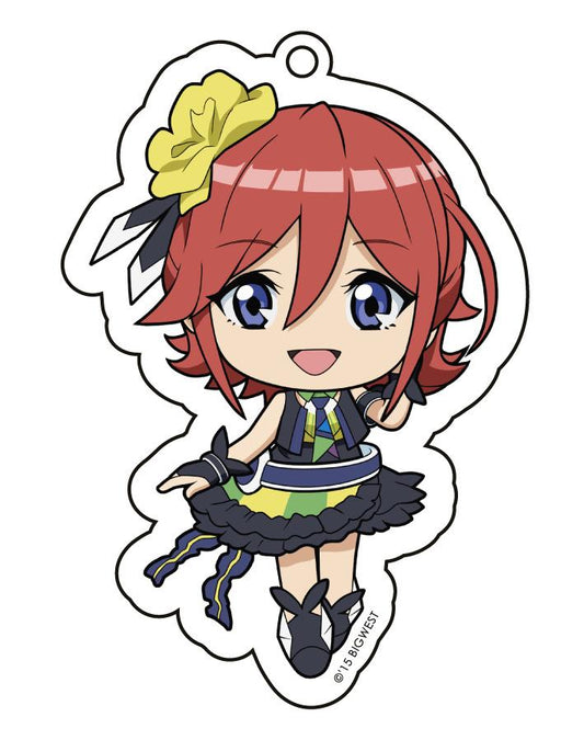 Macross All Star Chibi Acrylic Keychain Macross Delta : Kaname Buccaneer