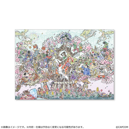 【Okami 20th Anniversary Reprint Art Project】B2 poster 12th Anniversary artist:Mari Shimazaki