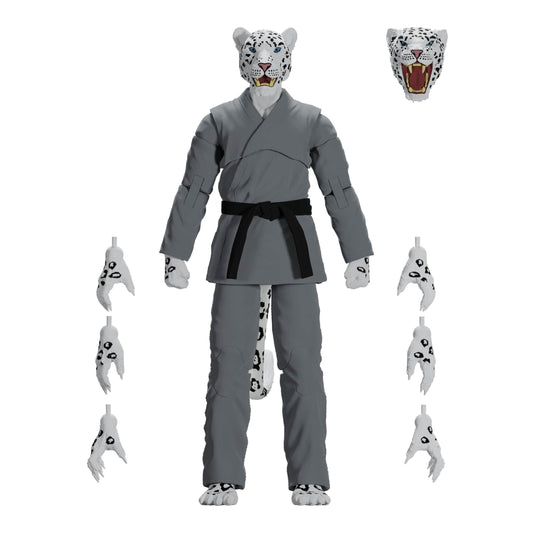 ZOO JITSU FIGHTERS SHADOW THE SNOW LEOPARD ACTION FIGURE - GRAY GI