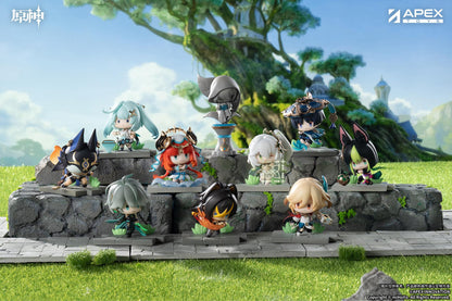 Genshin Impact Senjou no Eishi Trading Figure sumeru Version 9 Pack BOX Non scale Figure (Blind box)