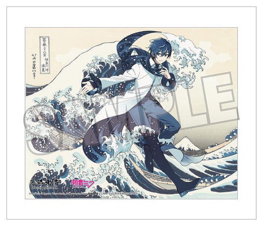 Hokusai Katsushika x Hatsune Miku by Rella Canvas Art KAITO The Great Wave off Kanagawa