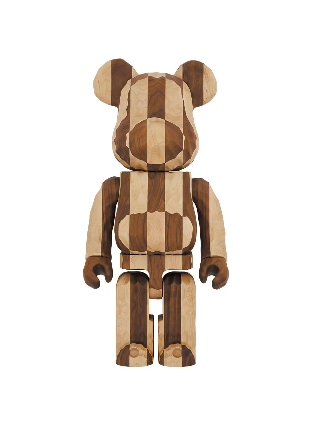 BE@RBRICK Karimoku fragmentdesign 1000% carved wooden - LONGITUDINAL CHESS [50% deposit required]