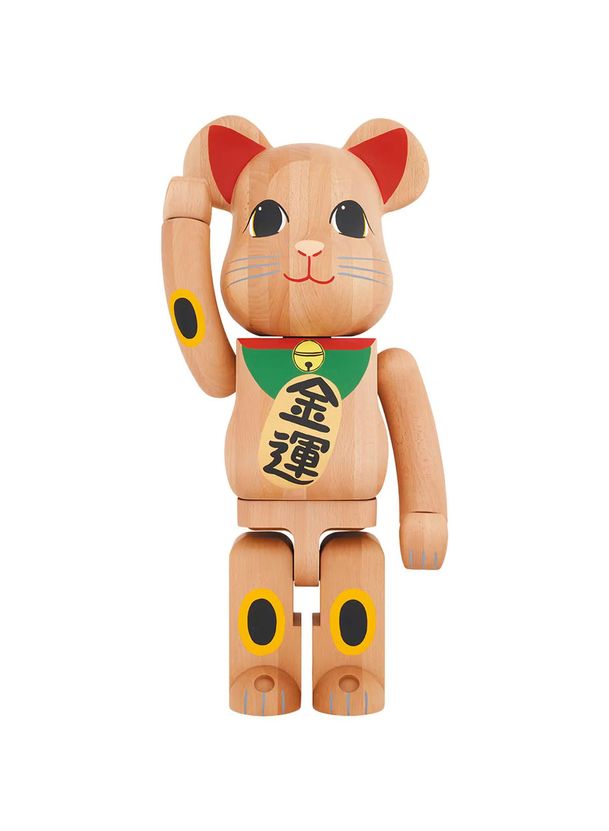 BE@RBRICK Karimoku Maneki-neko Ni 1000% [50% deposit required]