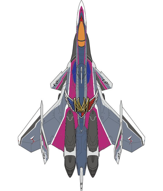 Macross Variable Fighter Pins 2 Macross Delta: Zettai Live!!!!!! VF-31AX Kairos Plus (Mirage Farina Jenius Use)