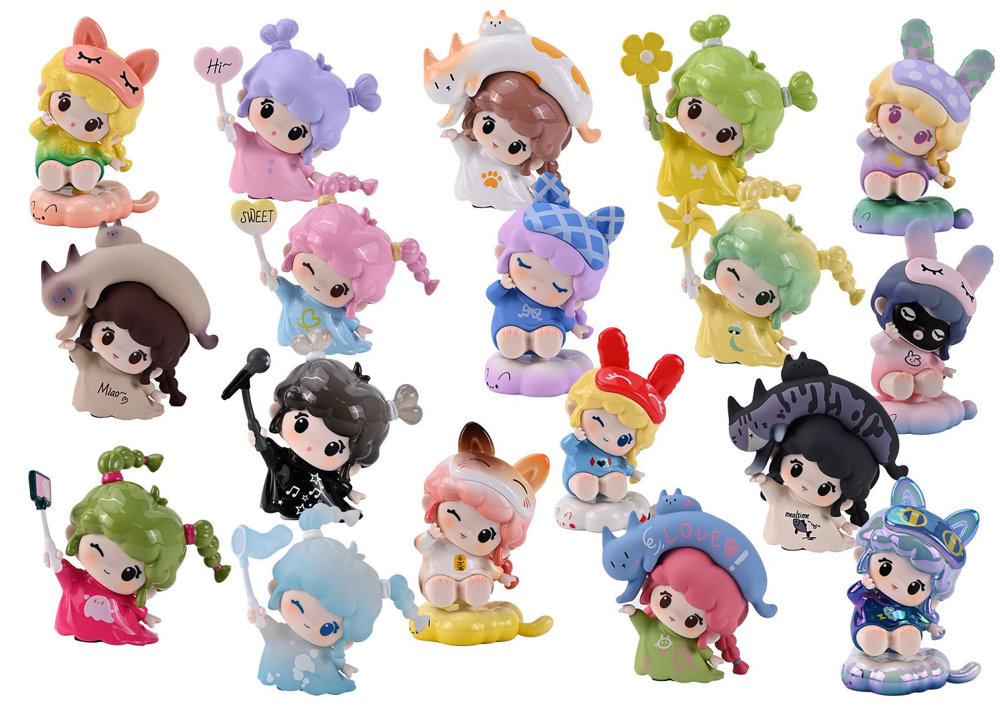 (Blind Box) Sweeties Sweet Day Series (Set of 10 figures)