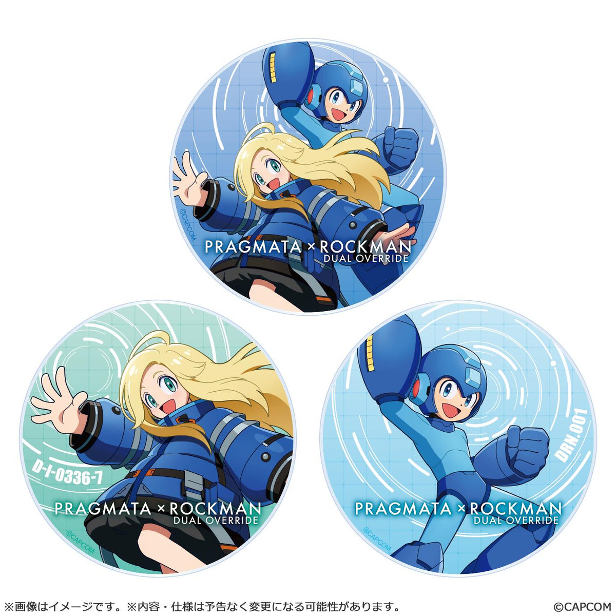 PRAGMATA × Mega Man: Dual Override Acrylic Coaster Set