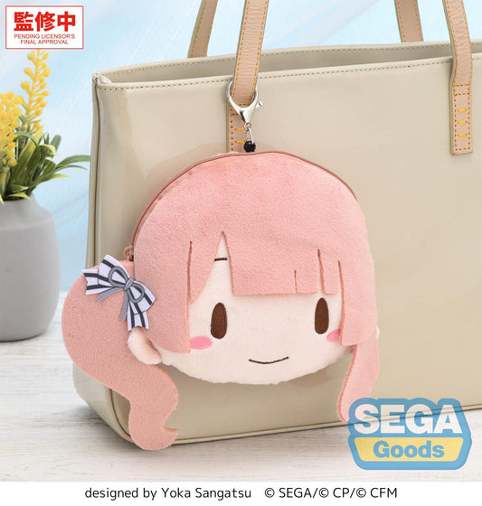fuwa petit "HATSUNE MIKU: COLORFUL STAGE!" Face Pouch with Reel "Honami Mochizuki"