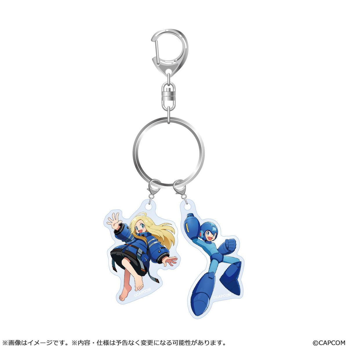 PRAGMATA × Mega Man: Dual Override Acrylic Keychain