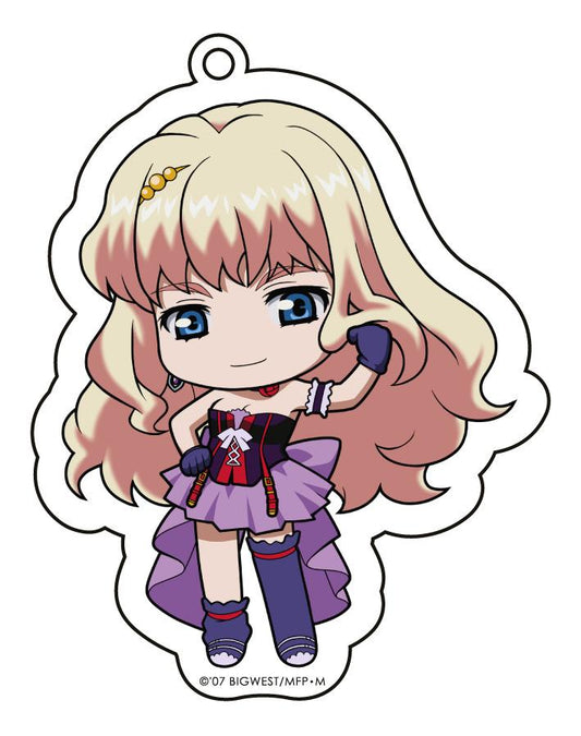 Macross All Star Chibi Acrylic Keychain Macross Frontier : Sheryl Nome