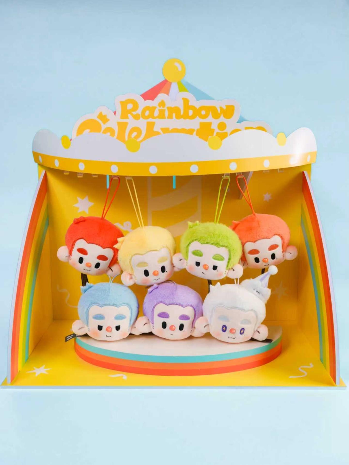 (Blind Box) HUROBO RAINBOW CELEBRATION Plush Pendant