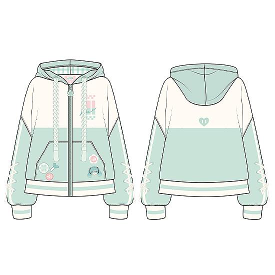 Character Vocal Series 01: Hatsune Miku Hatsune Miku Miku Hug Series Hoodie: Flower Ver.