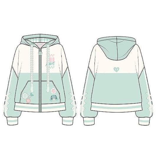 Character Vocal Series 01: Hatsune Miku Hatsune Miku Miku Hug Series Hoodie: Flower Ver.