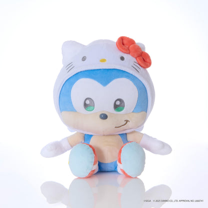 SONIC&FRIENDS Sanrio characters Plush M size Sonic×Hello Kitty