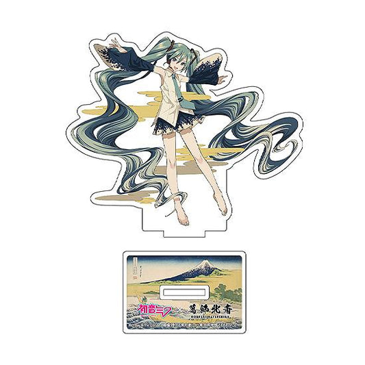 Hokusai Katsushika x Hatsune Miku by iXima Die-Cut Acrylic Stand Ejiri in Suruga Province (Tago Bay) (Rerun)