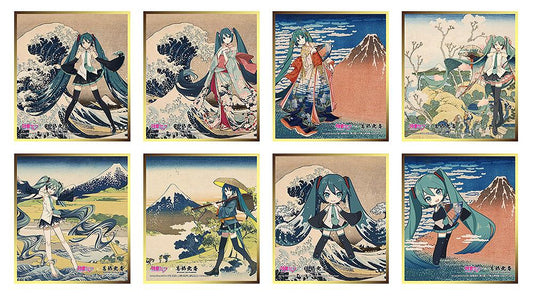 (Blind Box) Hokusai Katsushika x Hatsune Miku by iXima Shikishi (Rerun)