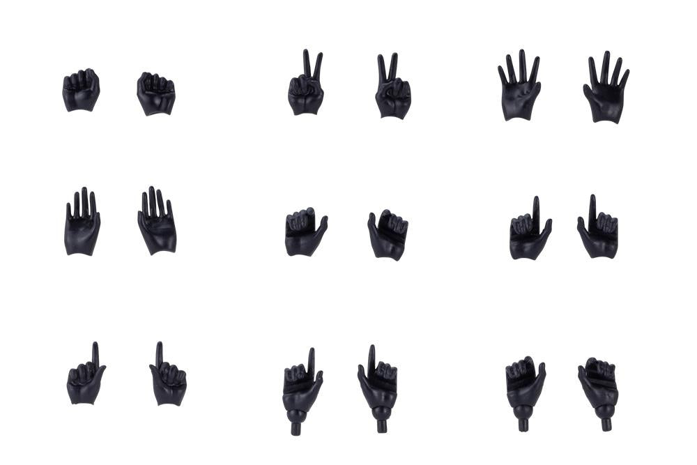 (Model Kits) MEGAMI DEVICE M.S.G 09 HAND SET SKIN COLOR BLACK