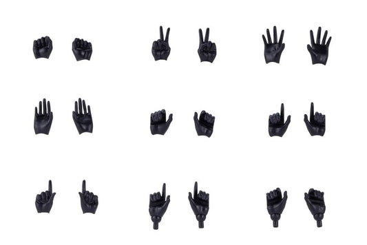(Model Kits) MEGAMI DEVICE M.S.G 09 HAND SET SKIN COLOR BLACK
