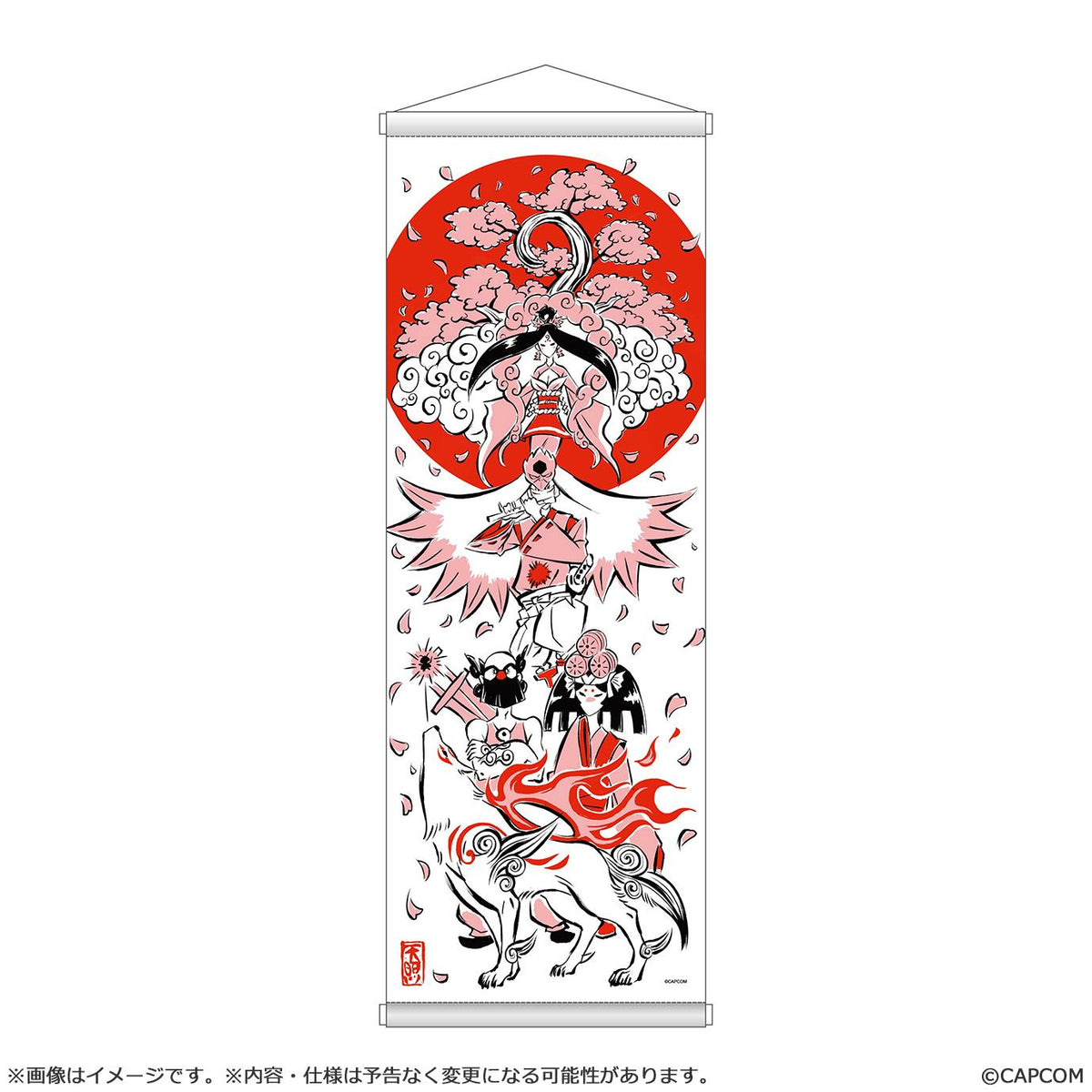 【Okami 20th Anniversary Reprint Art Project】tapestry spring -From Okami 10th Anniversary artist:Keniichirou Yoshimura-